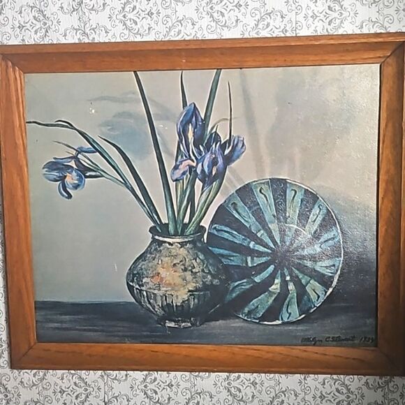 Vintage 1934 Ethelyn C Stewart Persian Pottery Fine Art Signed - Picture 13 of 13